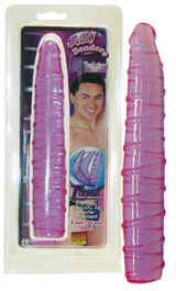 Jelly Long Twister schroef dildo