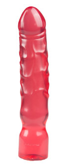 Crystal Jellies Big Boy - Roze (voor G-spot en P-spot)