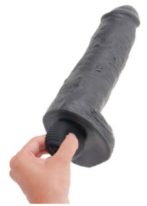 King Cock zwarte Spuitende Dildo