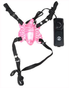 Butterfly clitoris stimulator