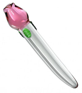 Blooming Vishnu Glazen Dildo