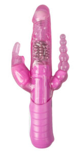 Drie dubbele rabbit vibrator