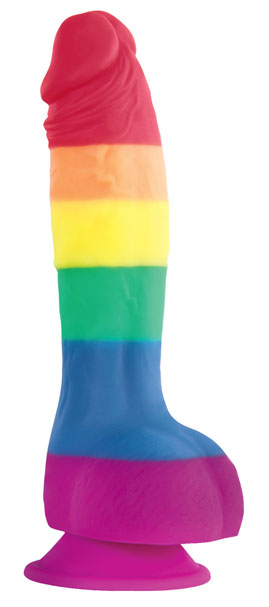 Colour Pride Edition Realistische Dildo - Regenboog