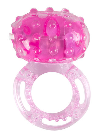 Vibrating Disco Cockring – Roze