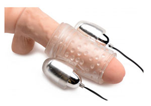 Dual Vibrerende Penis sleeve met afstandsbediening