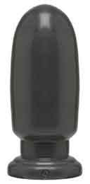 Shell Shock Grote ronde dildo zwart