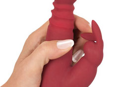 Stotende, Roterende & Verwarmende Rabbit Vibrator