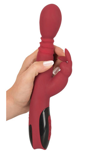 Stotende, Roterende & Verwarmende Rabbit Vibrator