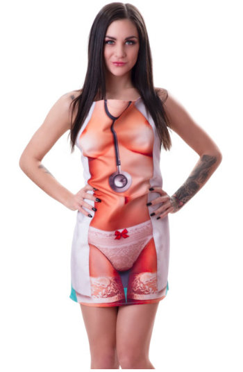 Sexy schort vrouwelijke dokter