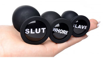 Dirty Words Buttplug Set