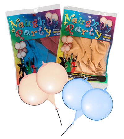 Sexy penis en borsen ballonnen