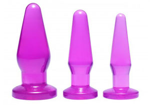 Kleine dunne starter buttplugs voor beginners