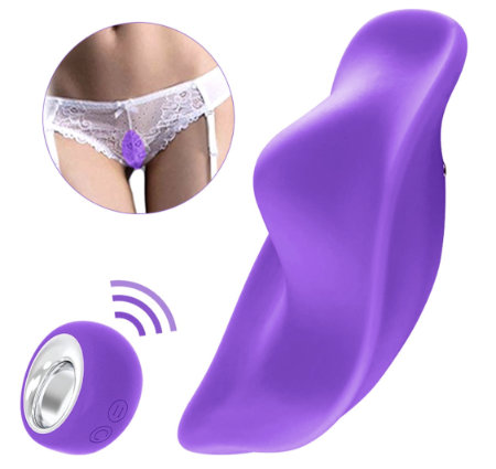 Jip en Janneke spelen met draagbare clitoris Vibrator voor in onderbroek