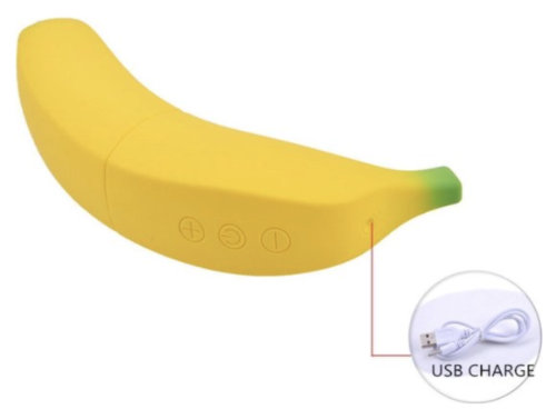 Banaan vibrator - Oplaadbaar en verwarmbaar