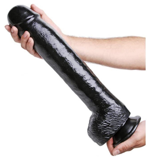 The Black Destroyer XL Dildo - Master Series