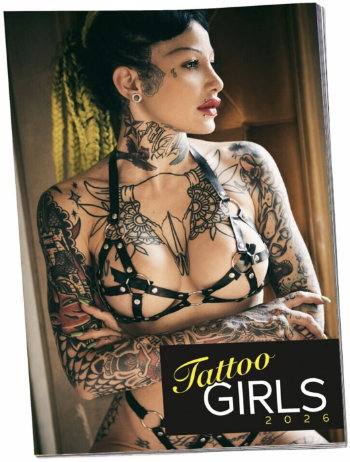 Pin-up Kalender Tattoo-Girls 2026
